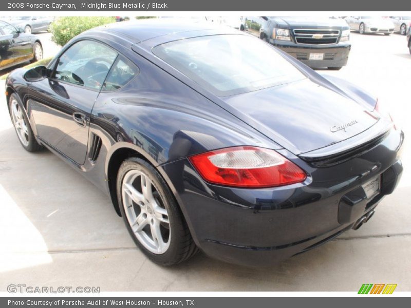 Midnight Blue Metallic / Black 2008 Porsche Cayman