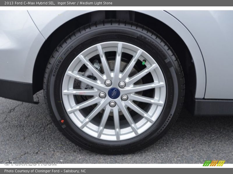 Ingot Silver / Medium Light Stone 2013 Ford C-Max Hybrid SEL