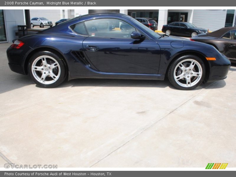 Midnight Blue Metallic / Black 2008 Porsche Cayman
