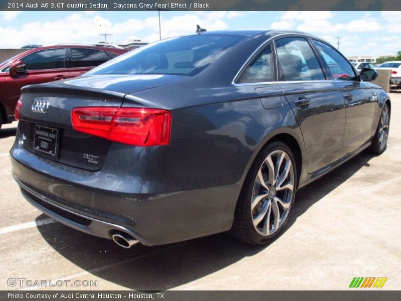 Daytona Grey Pearl Effect / Black 2014 Audi A6 3.0T quattro Sedan