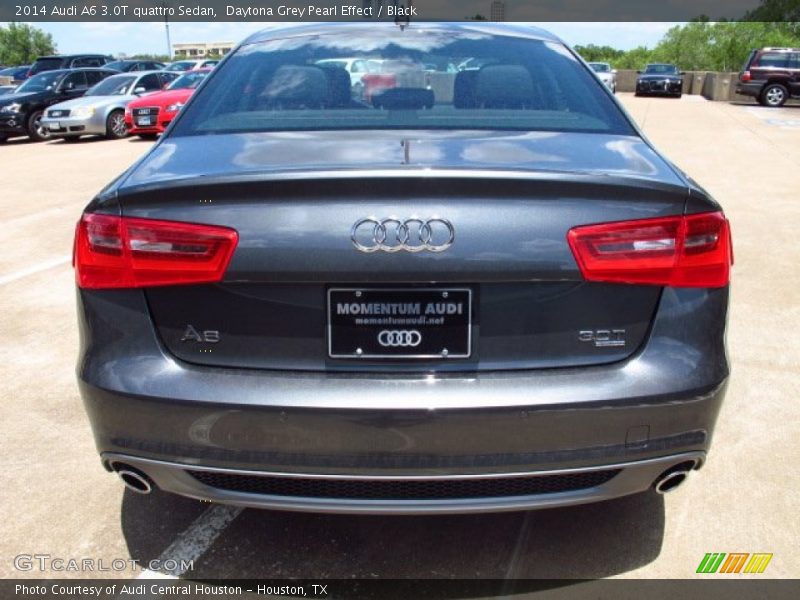 Daytona Grey Pearl Effect / Black 2014 Audi A6 3.0T quattro Sedan