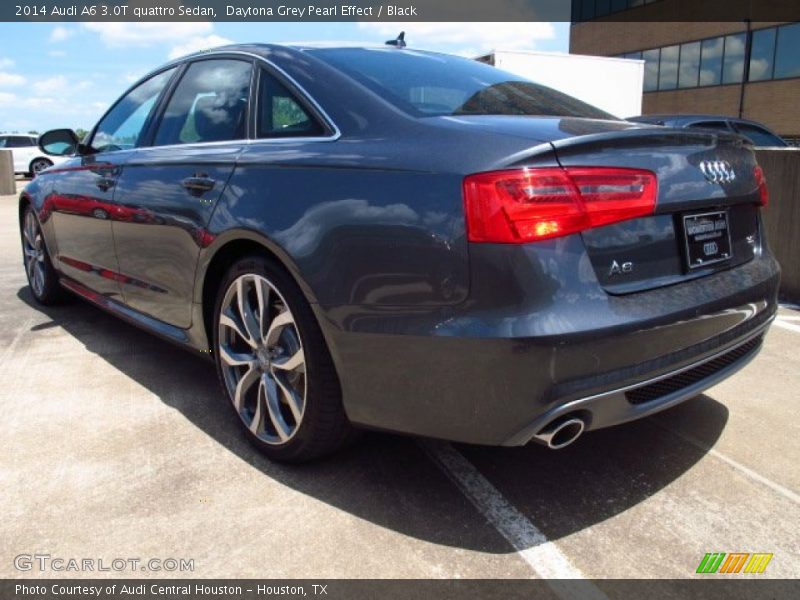 Daytona Grey Pearl Effect / Black 2014 Audi A6 3.0T quattro Sedan