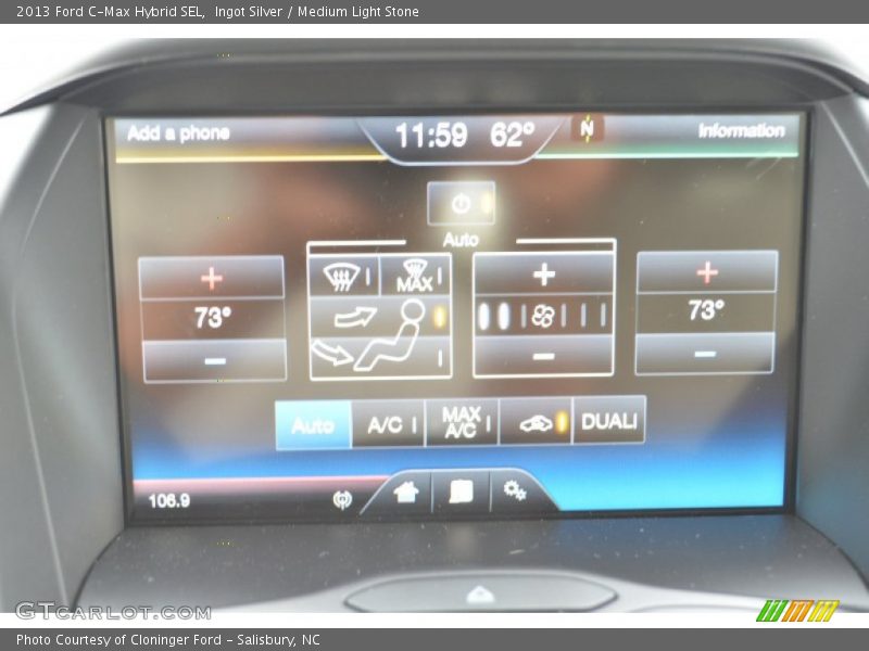 Ingot Silver / Medium Light Stone 2013 Ford C-Max Hybrid SEL