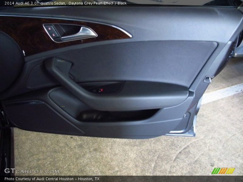 Daytona Grey Pearl Effect / Black 2014 Audi A6 3.0T quattro Sedan