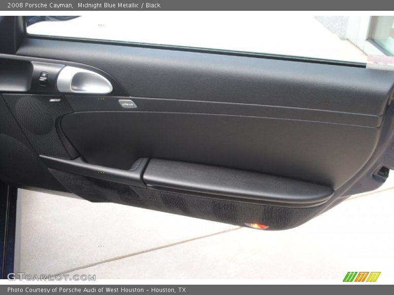 Midnight Blue Metallic / Black 2008 Porsche Cayman