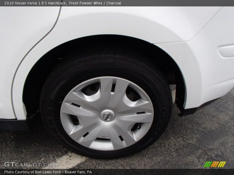 Fresh Powder White / Charcoal 2010 Nissan Versa 1.8 S Hatchback