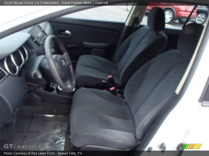 Fresh Powder White / Charcoal 2010 Nissan Versa 1.8 S Hatchback
