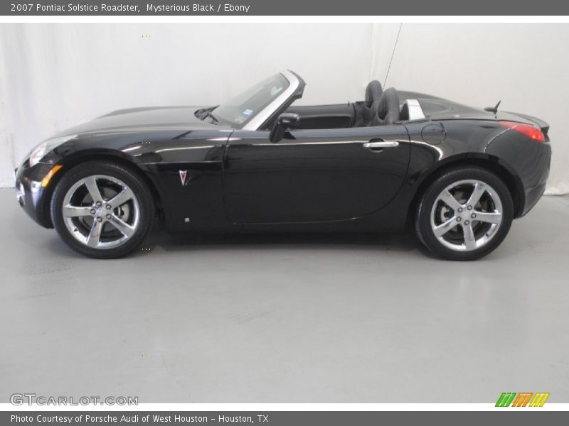 Mysterious Black / Ebony 2007 Pontiac Solstice Roadster