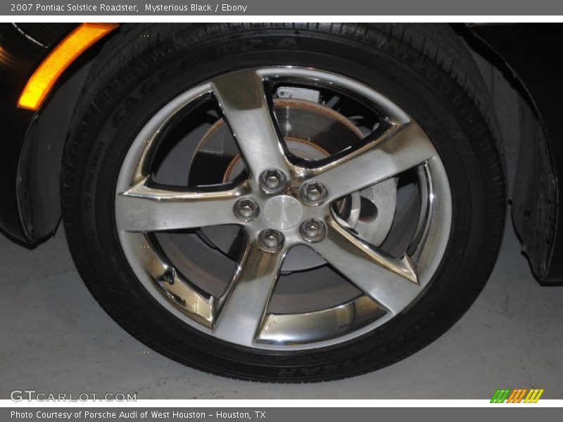 Mysterious Black / Ebony 2007 Pontiac Solstice Roadster
