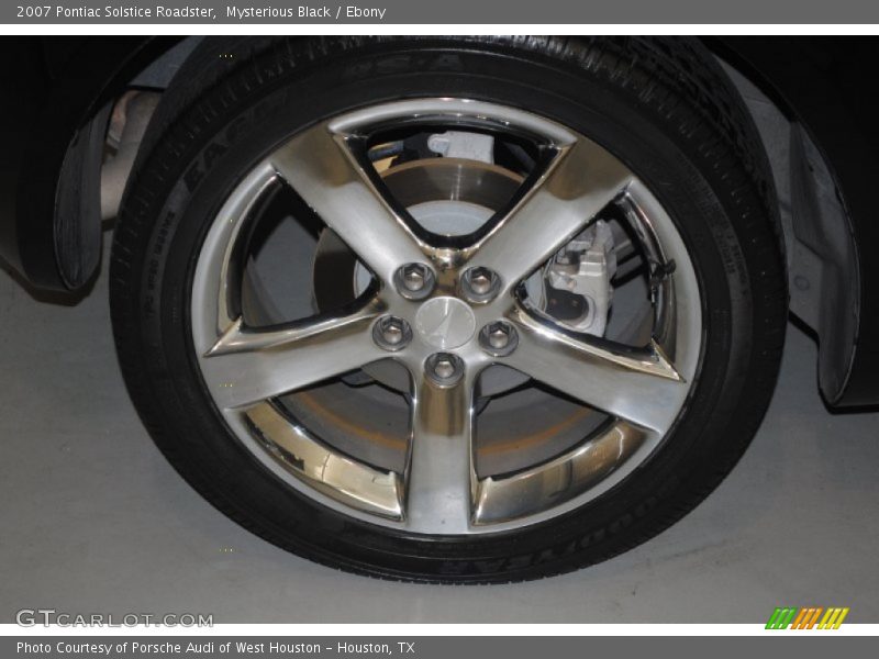 Mysterious Black / Ebony 2007 Pontiac Solstice Roadster