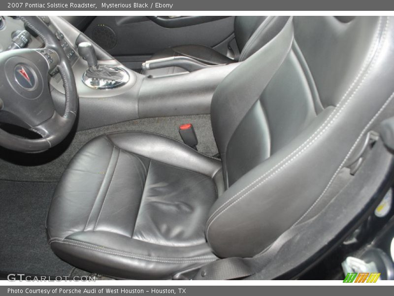 Mysterious Black / Ebony 2007 Pontiac Solstice Roadster