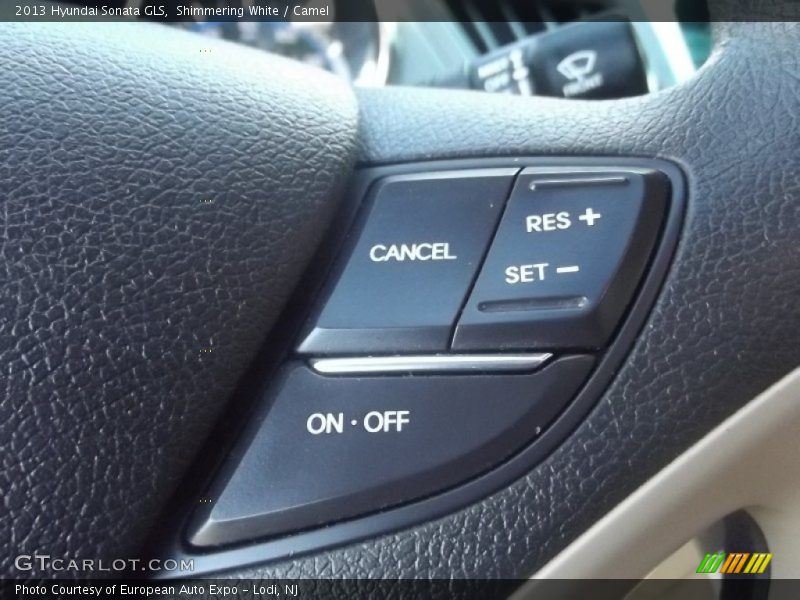 Shimmering White / Camel 2013 Hyundai Sonata GLS