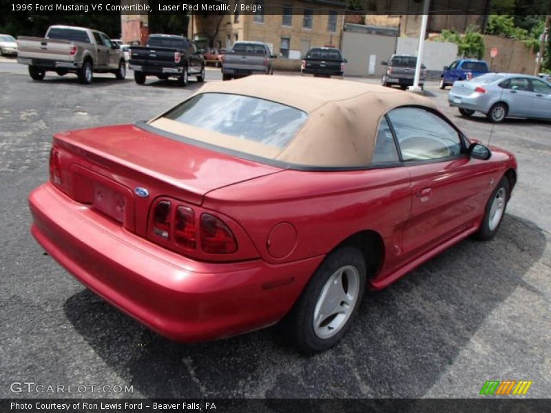  1996 Mustang V6 Convertible Laser Red Metallic