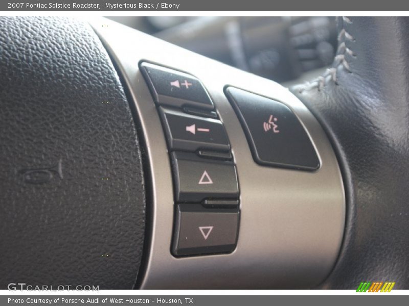 Mysterious Black / Ebony 2007 Pontiac Solstice Roadster
