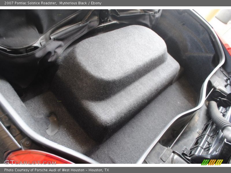 Mysterious Black / Ebony 2007 Pontiac Solstice Roadster