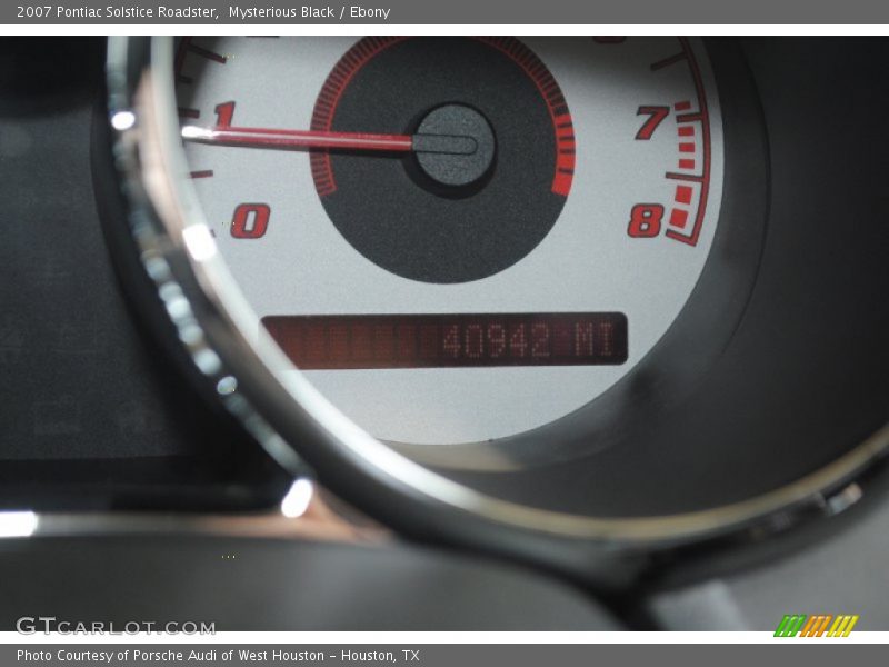 Mysterious Black / Ebony 2007 Pontiac Solstice Roadster