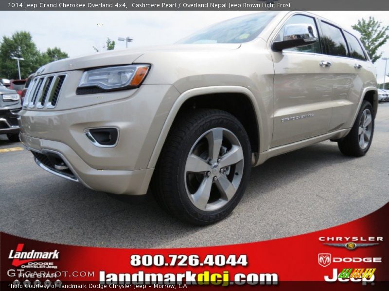 Cashmere Pearl / Overland Nepal Jeep Brown Light Frost 2014 Jeep Grand Cherokee Overland 4x4