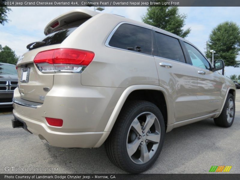 Cashmere Pearl / Overland Nepal Jeep Brown Light Frost 2014 Jeep Grand Cherokee Overland 4x4