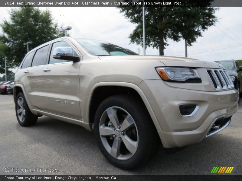 Cashmere Pearl / Overland Nepal Jeep Brown Light Frost 2014 Jeep Grand Cherokee Overland 4x4