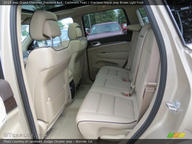 Cashmere Pearl / Overland Nepal Jeep Brown Light Frost 2014 Jeep Grand Cherokee Overland 4x4