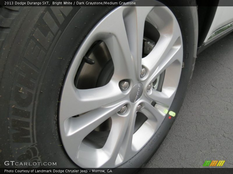 Bright White / Dark Graystone/Medium Graystone 2013 Dodge Durango SXT