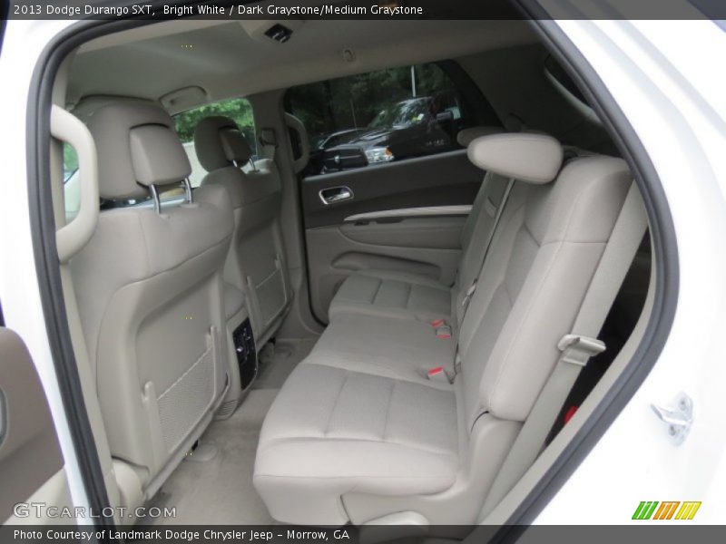 Bright White / Dark Graystone/Medium Graystone 2013 Dodge Durango SXT