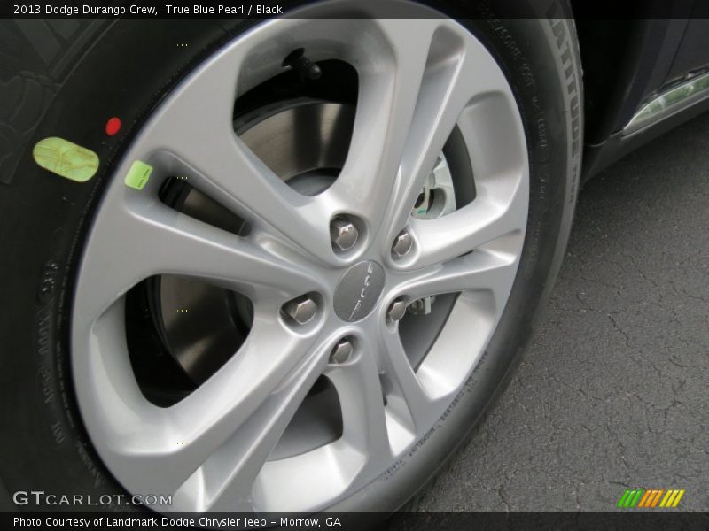True Blue Pearl / Black 2013 Dodge Durango Crew