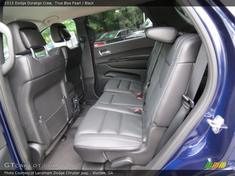 True Blue Pearl / Black 2013 Dodge Durango Crew
