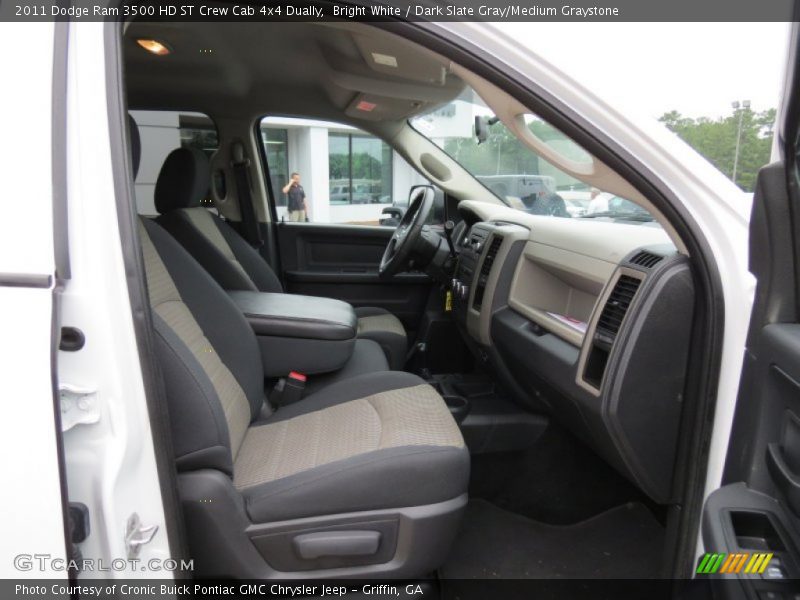 Bright White / Dark Slate Gray/Medium Graystone 2011 Dodge Ram 3500 HD ST Crew Cab 4x4 Dually