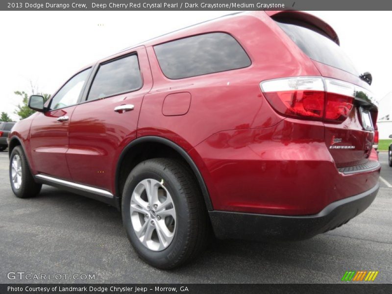 Deep Cherry Red Crystal Pearl / Dark Graystone/Medium Graystone 2013 Dodge Durango Crew