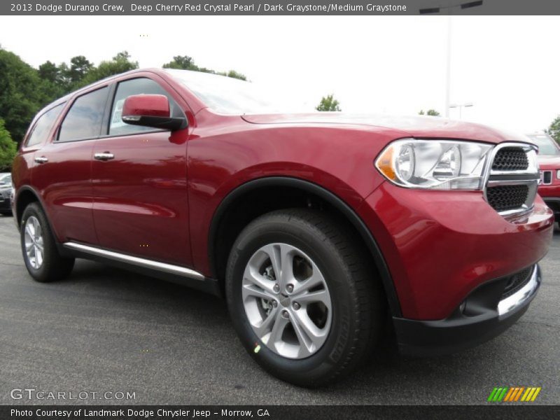 Deep Cherry Red Crystal Pearl / Dark Graystone/Medium Graystone 2013 Dodge Durango Crew