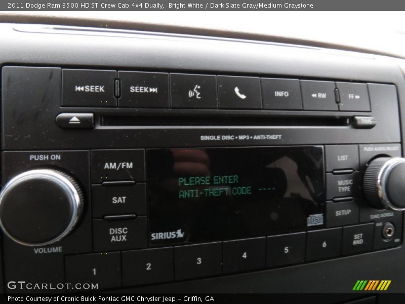 Bright White / Dark Slate Gray/Medium Graystone 2011 Dodge Ram 3500 HD ST Crew Cab 4x4 Dually