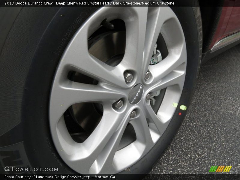 Deep Cherry Red Crystal Pearl / Dark Graystone/Medium Graystone 2013 Dodge Durango Crew