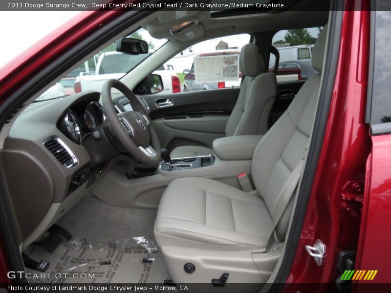 Deep Cherry Red Crystal Pearl / Dark Graystone/Medium Graystone 2013 Dodge Durango Crew