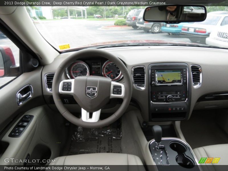 Deep Cherry Red Crystal Pearl / Dark Graystone/Medium Graystone 2013 Dodge Durango Crew