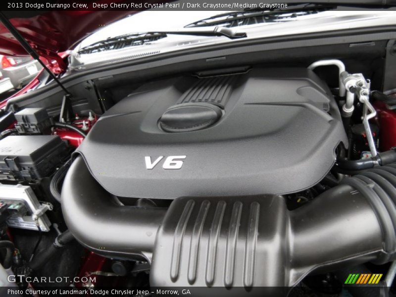 Deep Cherry Red Crystal Pearl / Dark Graystone/Medium Graystone 2013 Dodge Durango Crew