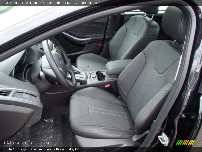 Tuxedo Black / Charcoal Black 2014 Ford Focus Titanium Sedan