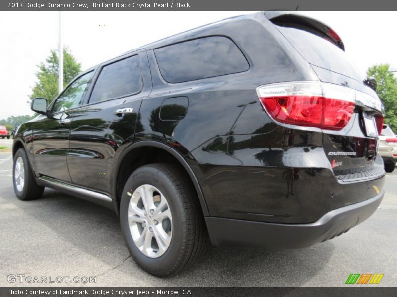 Brilliant Black Crystal Pearl / Black 2013 Dodge Durango Crew