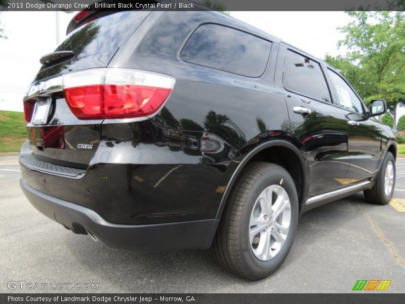 Brilliant Black Crystal Pearl / Black 2013 Dodge Durango Crew