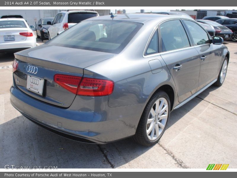 Monsoon Grey Metallic / Black 2014 Audi A4 2.0T Sedan