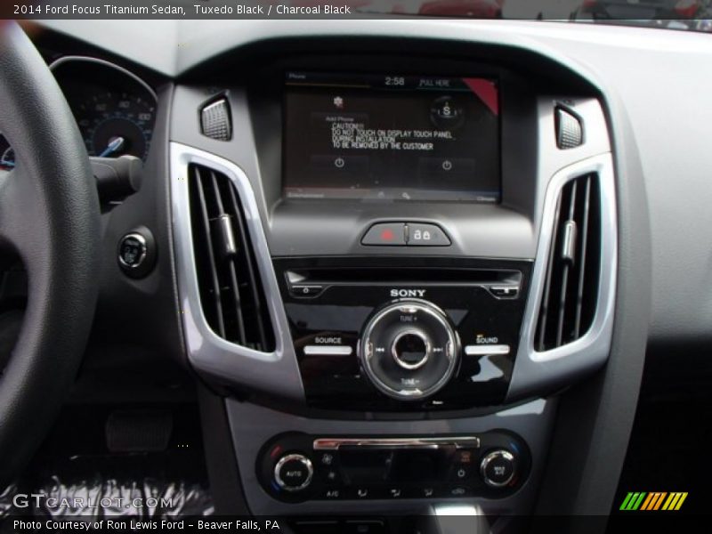 Tuxedo Black / Charcoal Black 2014 Ford Focus Titanium Sedan