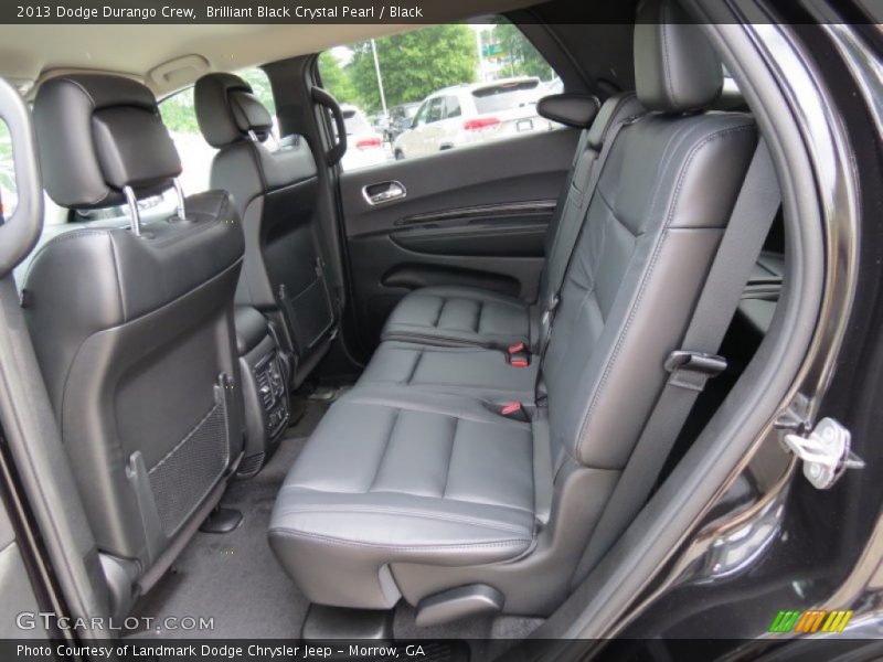Brilliant Black Crystal Pearl / Black 2013 Dodge Durango Crew
