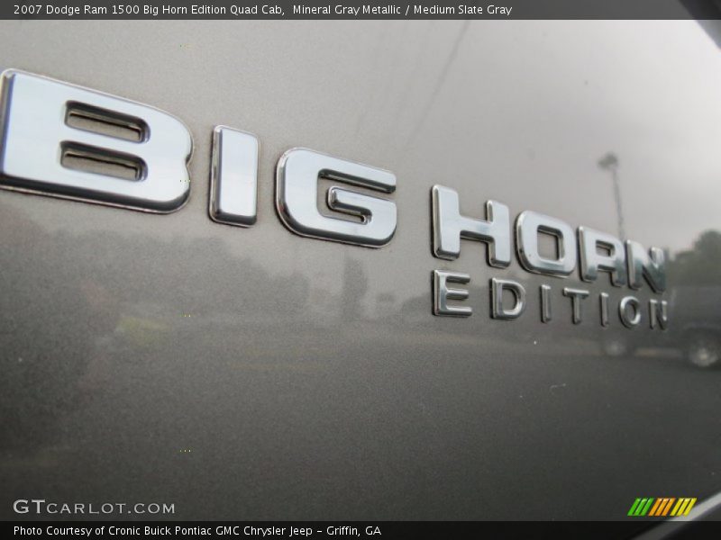 Mineral Gray Metallic / Medium Slate Gray 2007 Dodge Ram 1500 Big Horn Edition Quad Cab