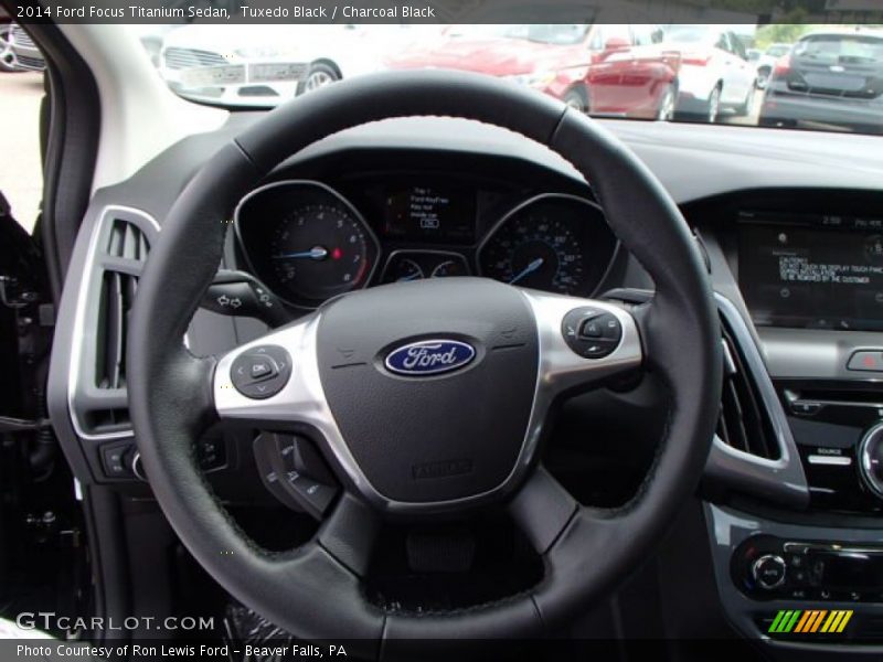 Tuxedo Black / Charcoal Black 2014 Ford Focus Titanium Sedan
