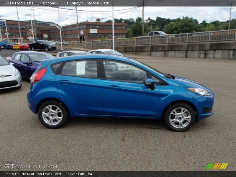Blue Candy / Charcoal Black 2014 Ford Fiesta SE Hatchback