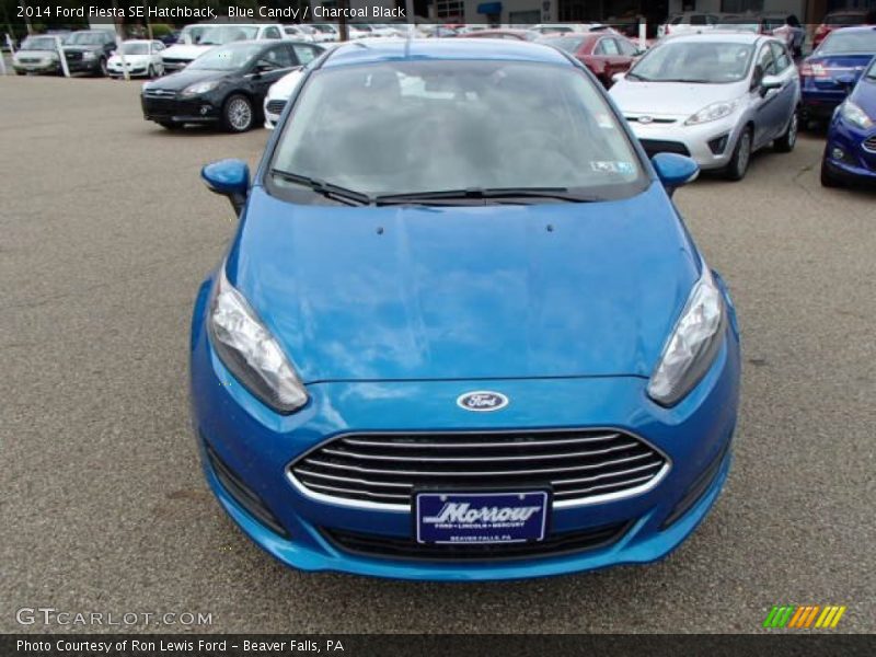 Blue Candy / Charcoal Black 2014 Ford Fiesta SE Hatchback
