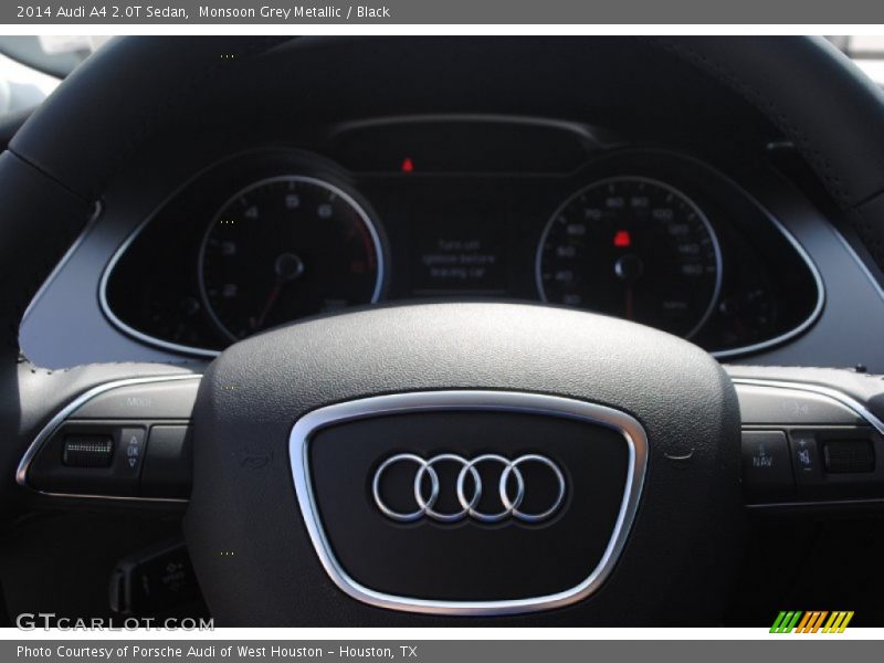 Monsoon Grey Metallic / Black 2014 Audi A4 2.0T Sedan
