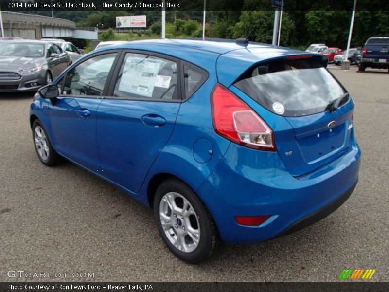 Blue Candy / Charcoal Black 2014 Ford Fiesta SE Hatchback