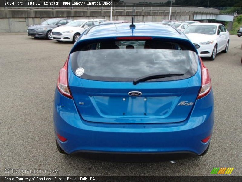 Blue Candy / Charcoal Black 2014 Ford Fiesta SE Hatchback