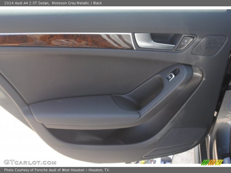 Monsoon Grey Metallic / Black 2014 Audi A4 2.0T Sedan